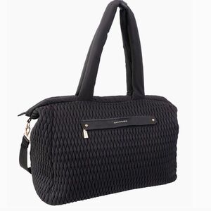 Max Studio Nylon Quilted Doctor Satchel Duffel